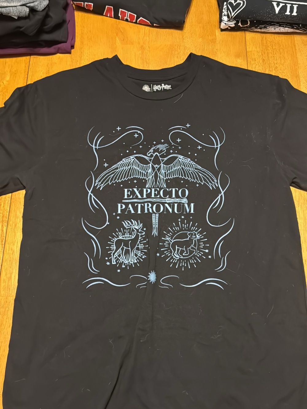 Warner Bros. Harry Potter Black 'Expecto Patronum' Graphic Tee